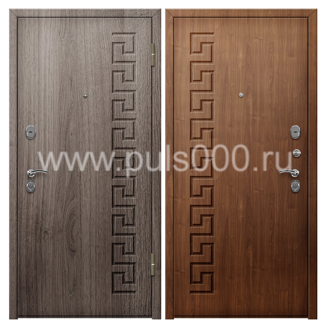 Стальная наружная дверь для загородного дома MDF-286