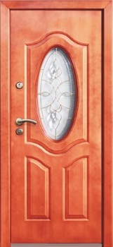 Металлические двери со стеклом с МДФ ST-1201, цена 39 000  руб.